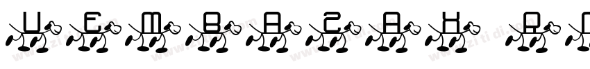 VEMBAZAX RM STENCIL字体转换